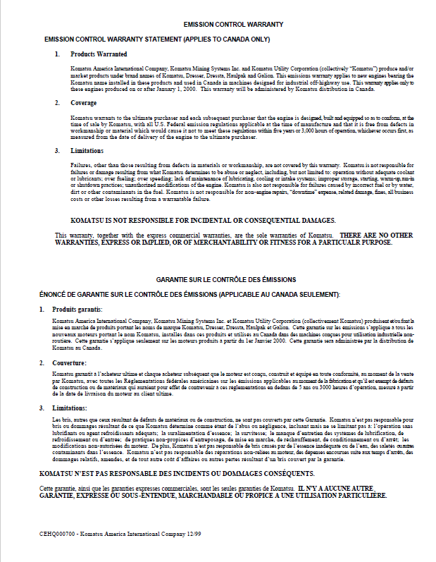 Komatsu 930E-2 O&M Service Manual CEAD006900 PDF