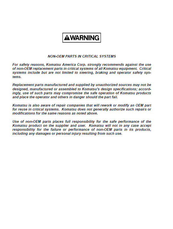 Komatsu 930E-3 Mining Truck Workshop Manual CEBD008401 PDF