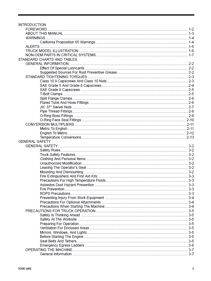 Komatsu 930E-4SE Dump Truck Maintenance Manual CEAM024506 PDF