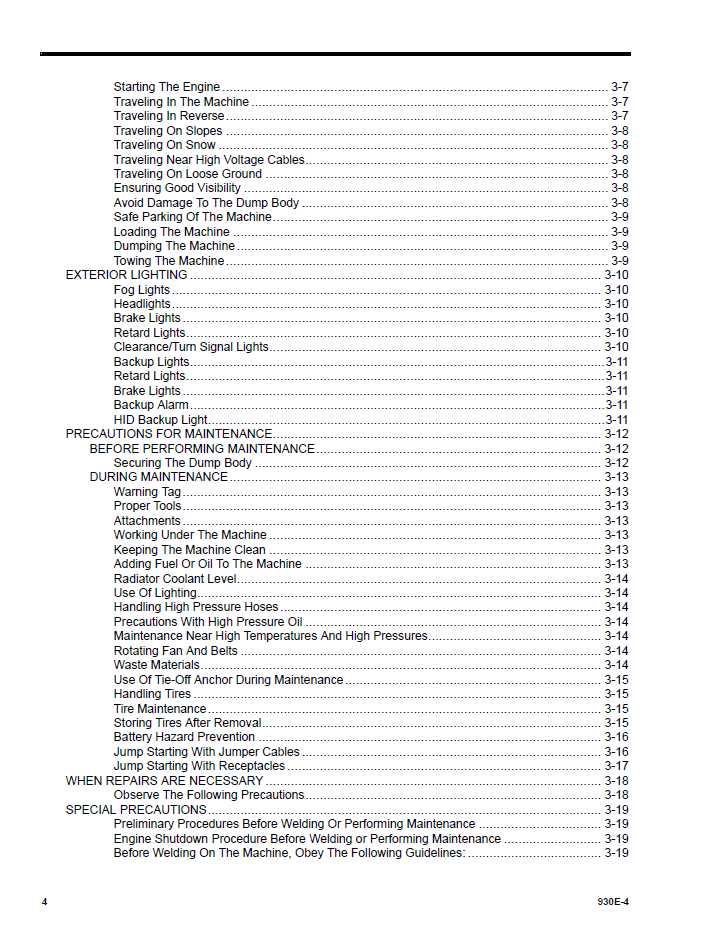 Komatsu 930E-4 Maintenance Manual CEAM027802 PDF
