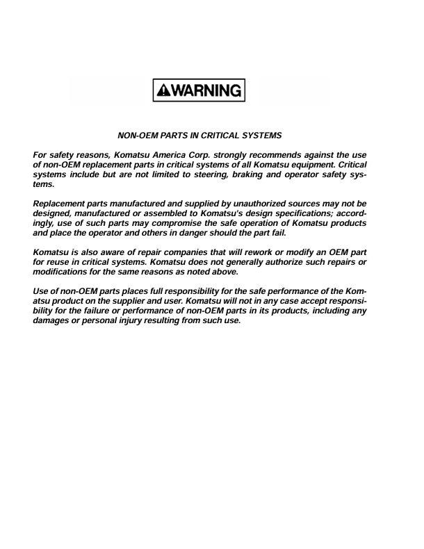 Komatsu 930E-4 Operation and Maintenance PDF