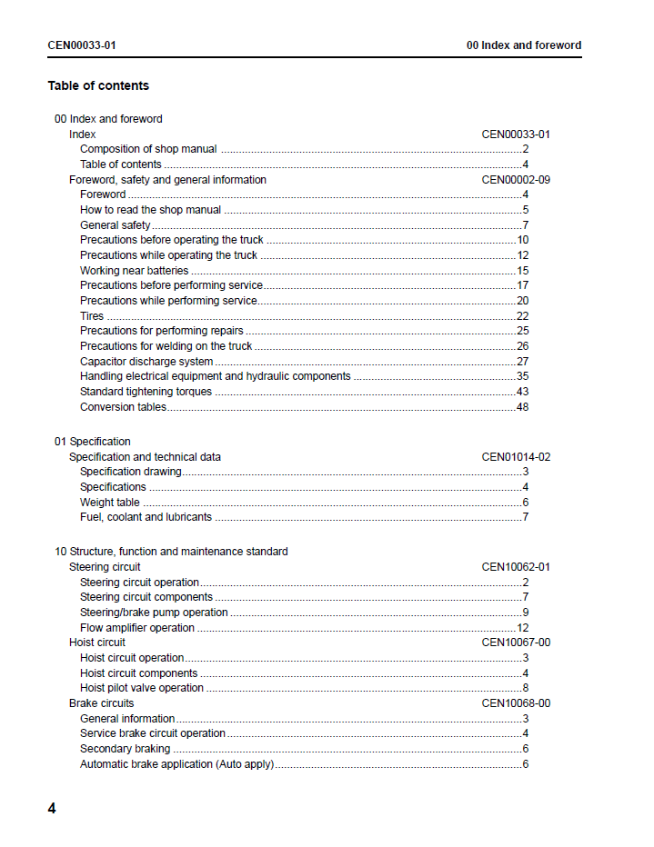 Komatsu 980E-4 Mining Dump Truck Shop Manual (CEBM031601) - PDF Download