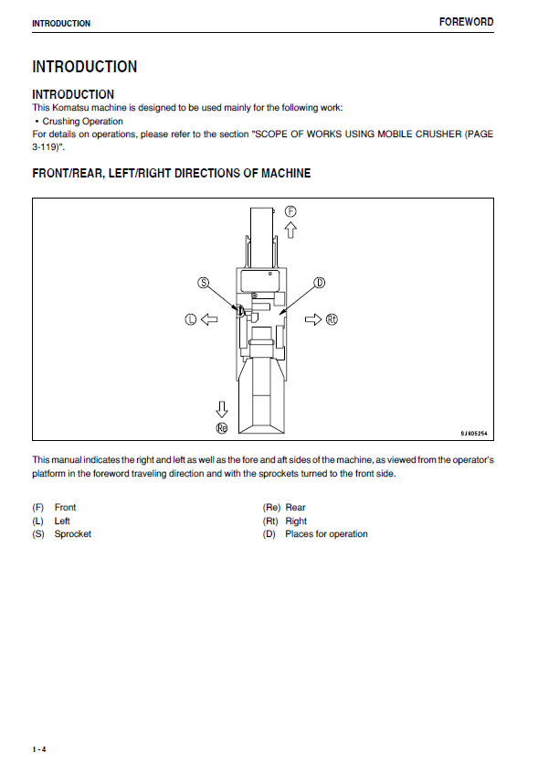 Komatsu BR380JG-1E0 Mobile Crusher Maintenance & Repair Guide