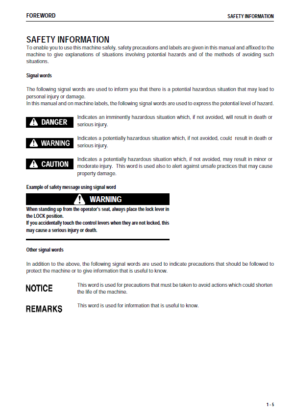 Komatsu BR380JG-1 Mobile Crusher Service Manual TEN00006-03 PDF