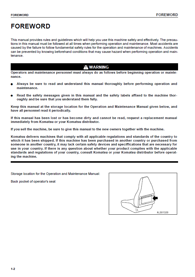 Komatsu CD60R-1 Carrier Service & Maintenance Guide | SEAM035602T PDF
