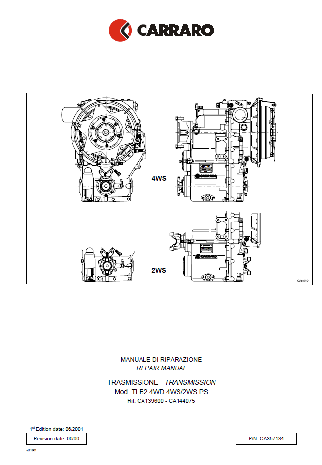Komatsu CEBD009200 WB140PS-2 WB150PS-2 Power-Shift Manual