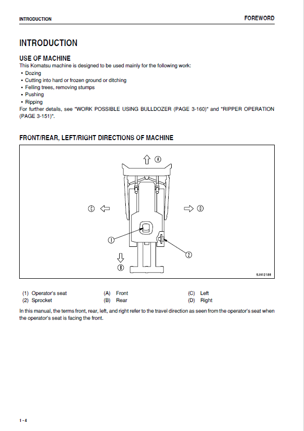 Komatsu D155AX-6 Bulldozer Manual: Operation & Maintenance PDF