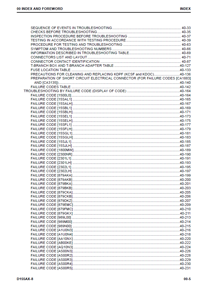 Komatsu D155AX-8 Bulldozer Repair Manual SEN06497-06