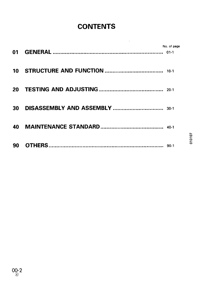 Komatsu D20PL D20P Series Bulldozer Repair Manual SEBM001408