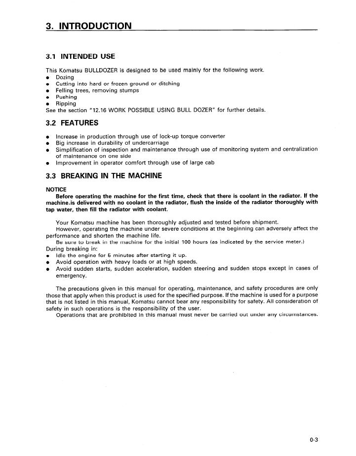 Komatsu D275A-2 Dozer Operation & Servicing Manual (SEAD000303)