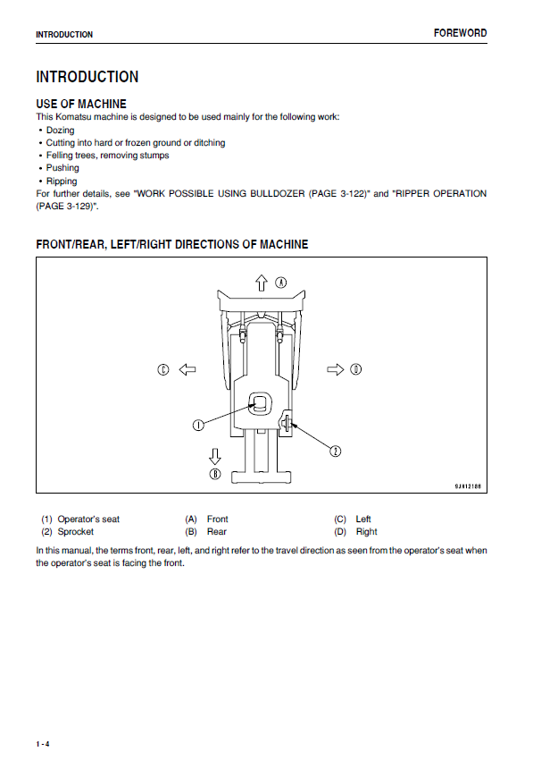 Komatsu D275AX-5E0 Crawler Dozer Operation & Repair PDF