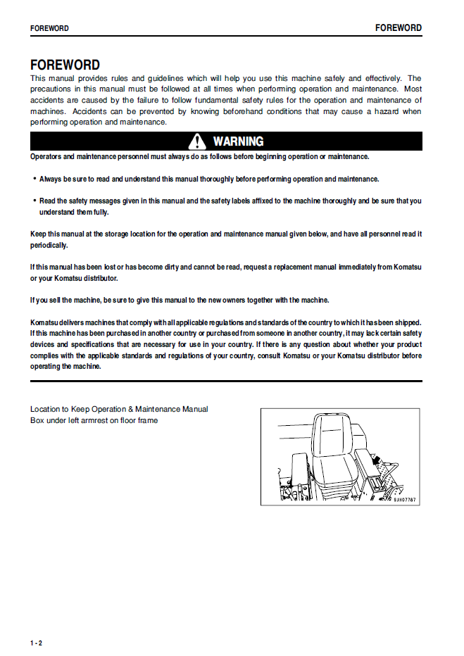 Komatsu D355C-3 Pipelayer Maintenance Guide (SEAM051300T)