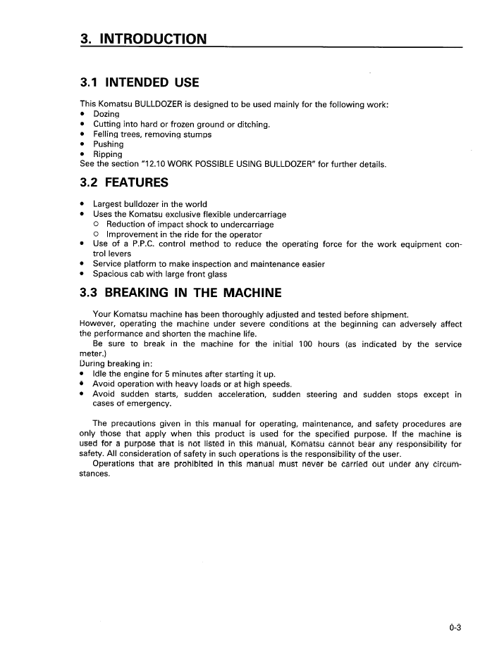 Komatsu D575A-2 Dozer Field Operation & Maintenance Guide SEAD000202 PDF