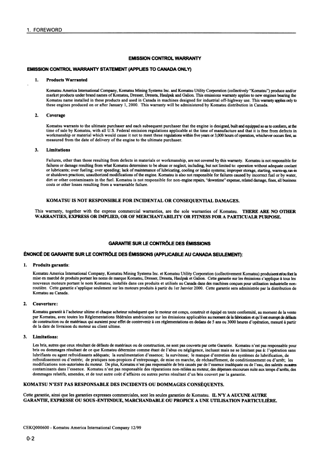 Komatsu D575A-2 Super Dozer Maintenance Guide (SEAM007905T)