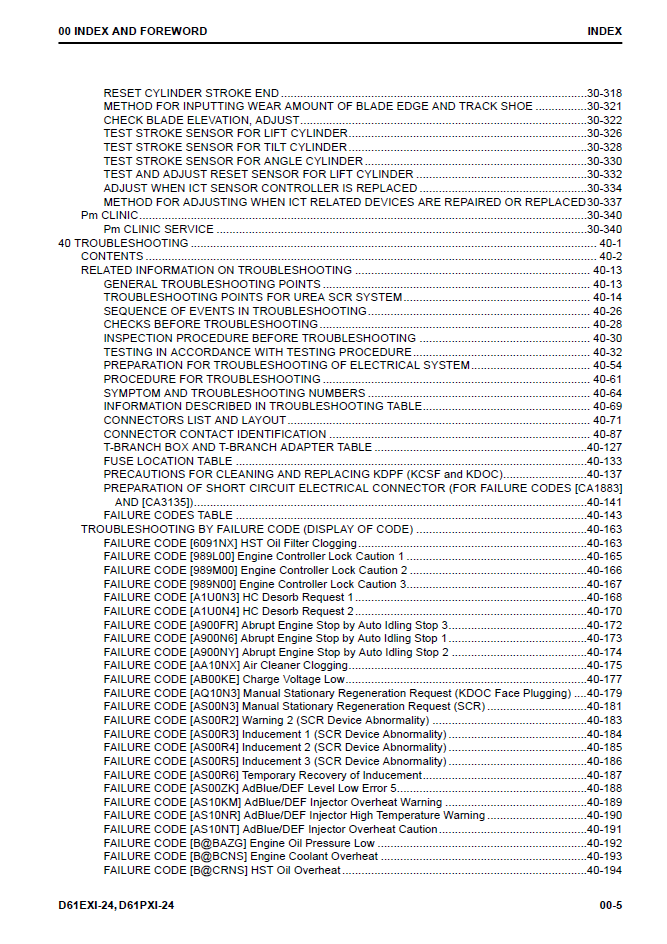 Komatsu D61EXi-24 D61PXi-24 Repair Manual SEN06578-00 PDF