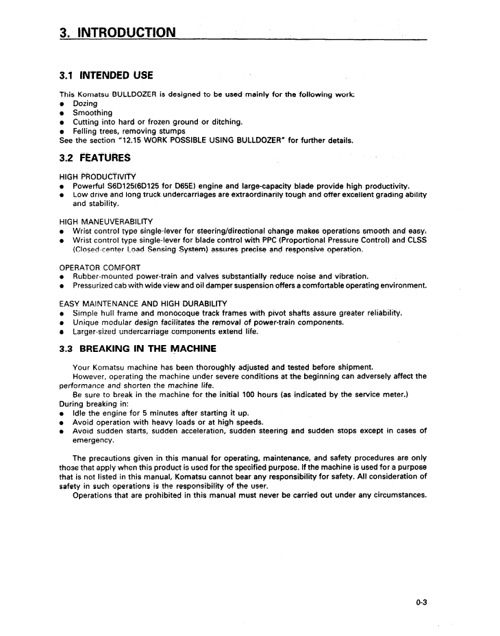 Komatsu D65E-12 D65P-12 Operation & Servicing Manual (SEAD007102)