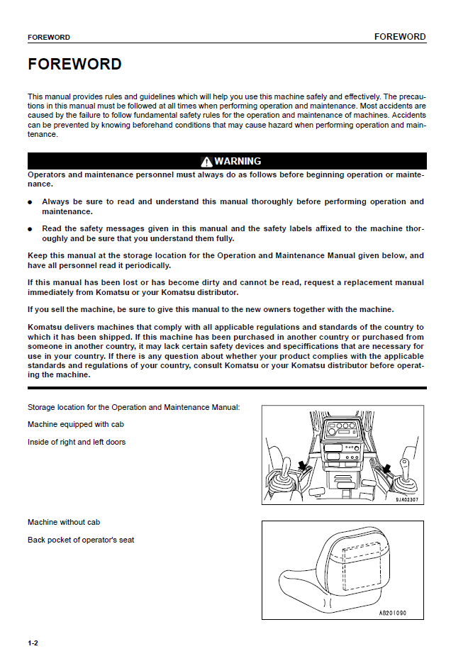 Komatsu D65EX-12 / D65PX-12 Bulldozer Service & Maintenance Guide | SEAM007209T PDF