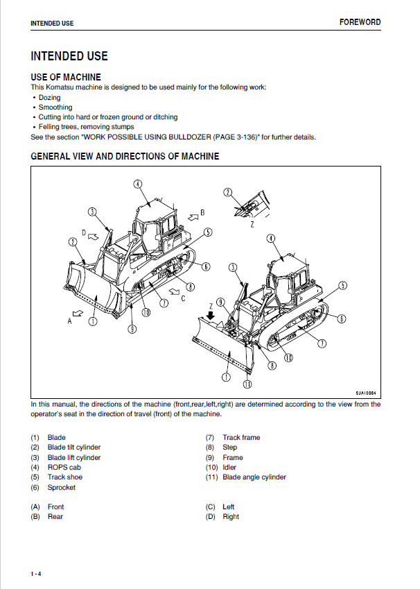 Komatsu D65EX-16 / D65PX-16 / D65WX-16 Service & Maintenance Manual