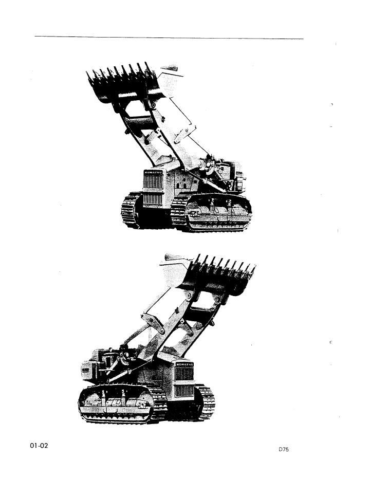 Komatsu D75S-2 Dozer Shovel Workshop Manual (Publication D75S2BE2)