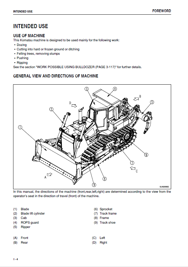 Komatsu D85PX-15E0 & D85EX-15E0 Crawler Dozer Maintenance Guide