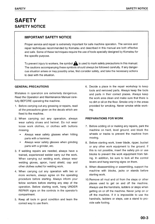 Komatsu Engine Components Service Guide SEBDCOMP009