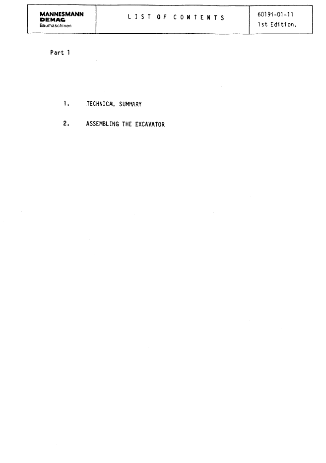 Komatsu H185S Shovel Field Operation & Service Manual H185S06081SM PDF