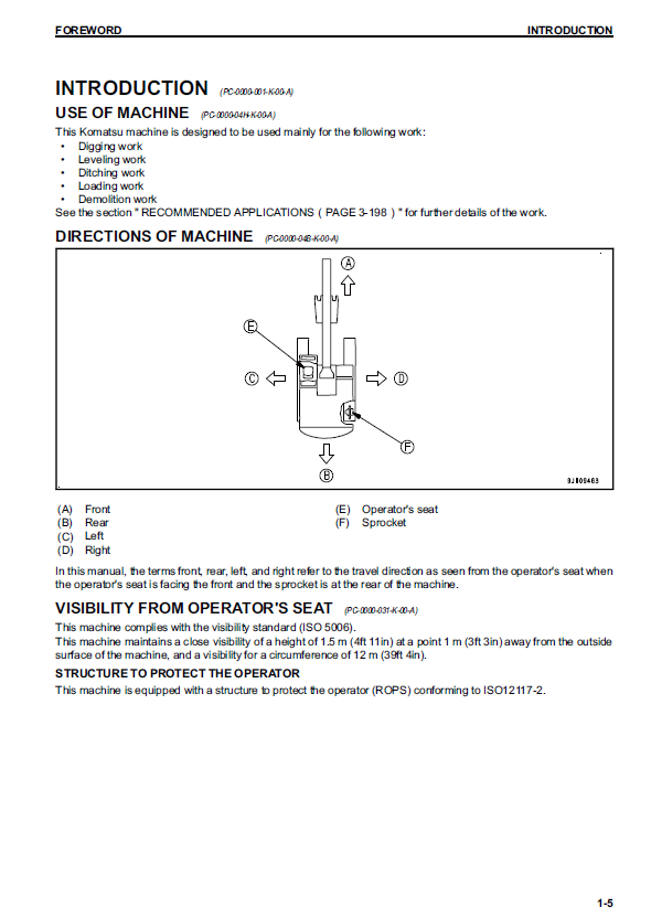 Komatsu HB215LC-2 Excavator Operator and Maintenance Manual Download