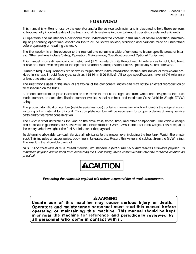 Komatsu HD1500-5 Dump Truck Service & Maintenance Manual 