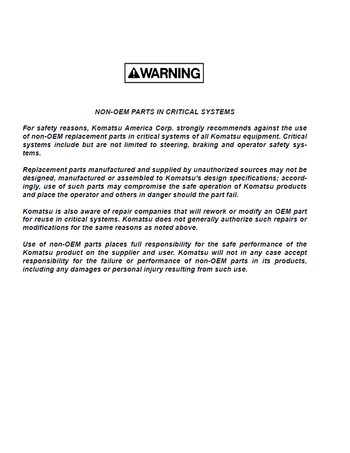 Komatsu HD1500-5 Workshop Manual CEBM006204 PDF