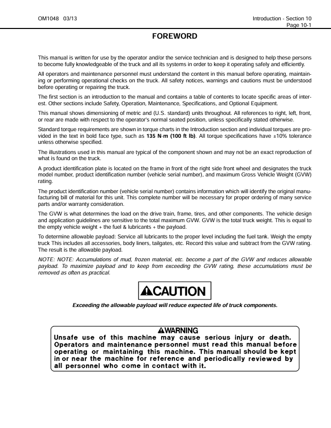 Komatsu HD1500-7 Dump Truck Service & Maintenance PDF