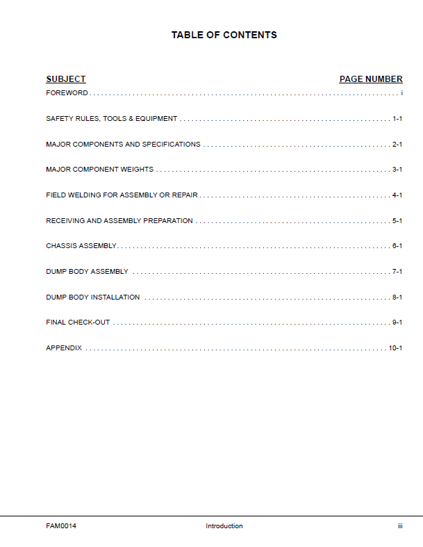 Komatsu HD1500-7 Heavy-Duty Truck Field Assembly Manual CEAW004902