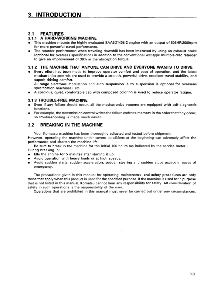 Komatsu HD325-6 Dump Truck Operation & Servicing Manual (SEAD000806)
