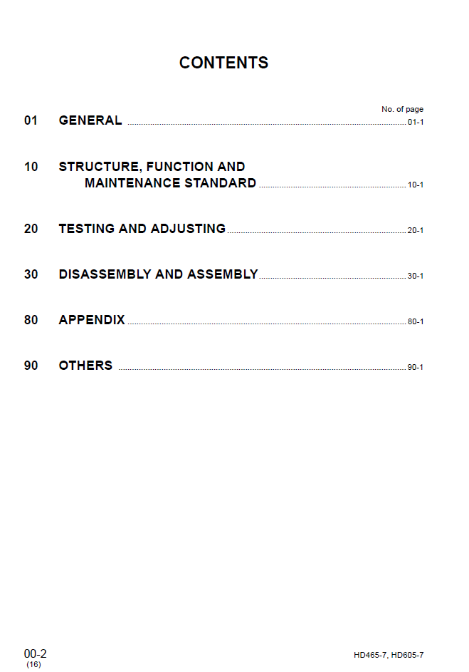 Komatsu HD465-7 HD605-7 Engine Shop Manual PDF SEBM027616