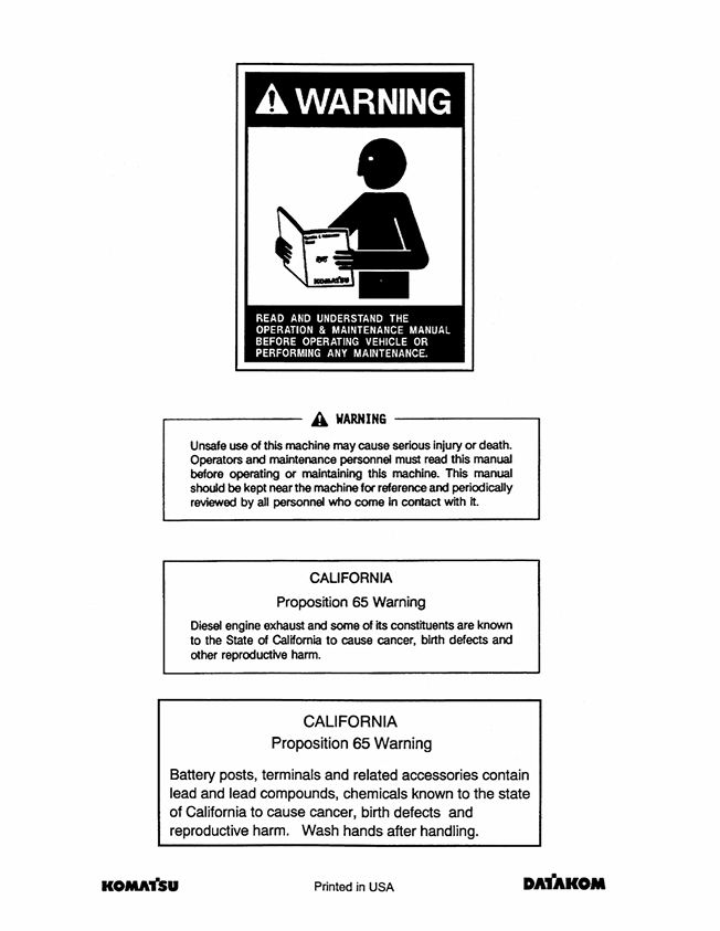 Komatsu HD785-5LC Dump Truck Service Manual PDF