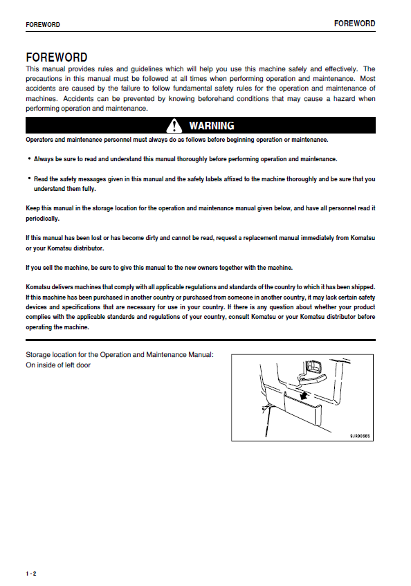 Komatsu HM300-1 Operation & Maintenance Manual – PDF Download