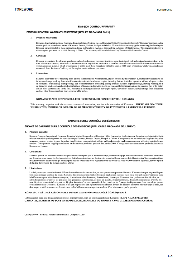 Komatsu HM350-1 Articulated Dump Truck Service Manual PDF