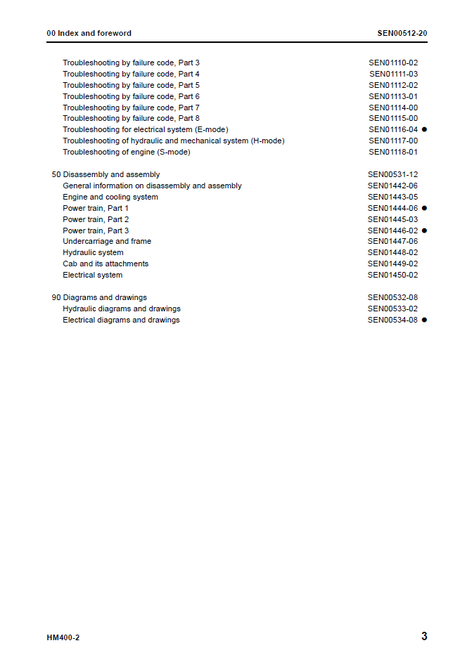 Komatsu HM400-2 Workshop Manual SEN00239-20 PDF