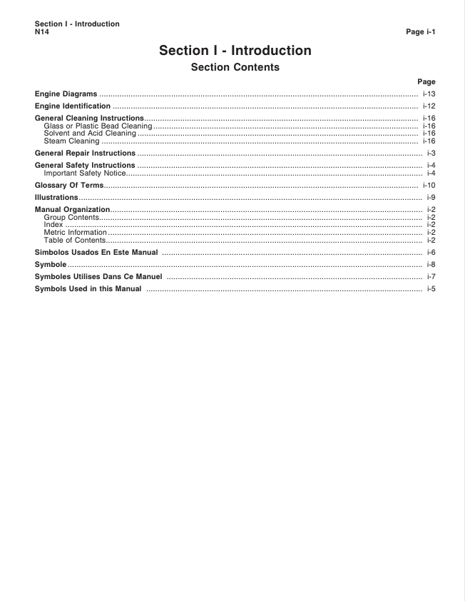 Komatsu N14 Engine Shop Manual PDF – Service, Repair & Overhaul