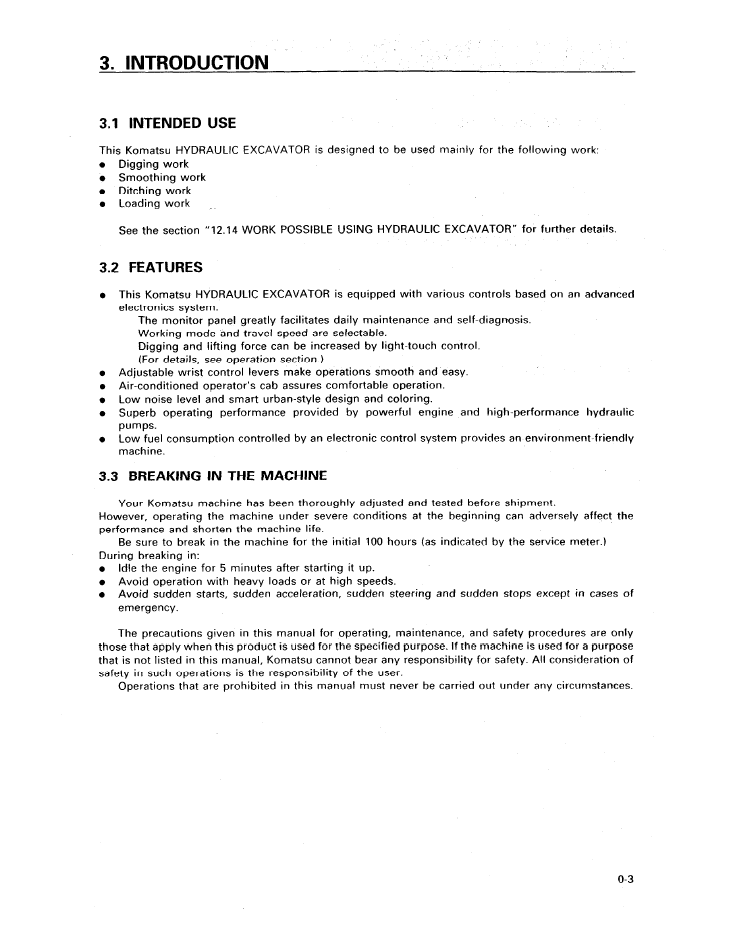 Komatsu PC100-6 Excavator Field Operation & Maintenance Guide MEAD2P1200 PDF