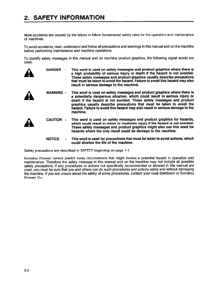 Komatsu PC200-6 PC200LC-6 PC210LC-6 Excavator Maintenance Manual (CEADX20601 PDF)