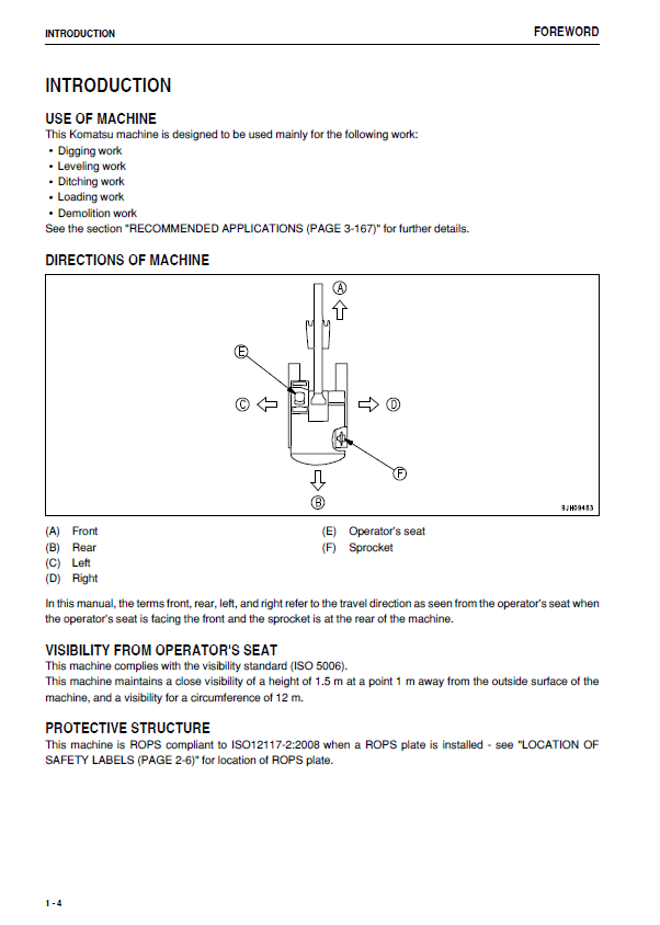 Komatsu PC200-8 / PC220-8 Hydraulic Excavator Maintenance & Operation Guide