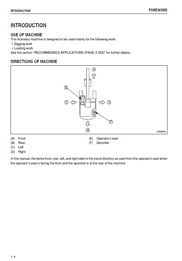 Komatsu PC2000-8 Hydraulic Excavator PDF Operation Manual