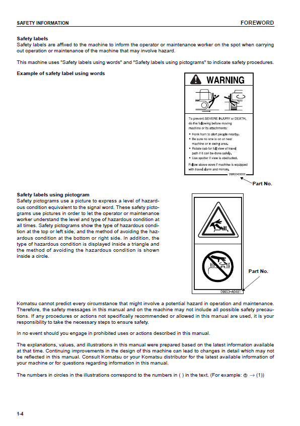 Komatsu PC200LC-7, PC210LC-7 & PC220LC-7 Operation & Maintenance PDF