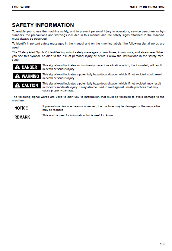 Komatsu PC210LC-11 Operation and Maintenance Manual Download
