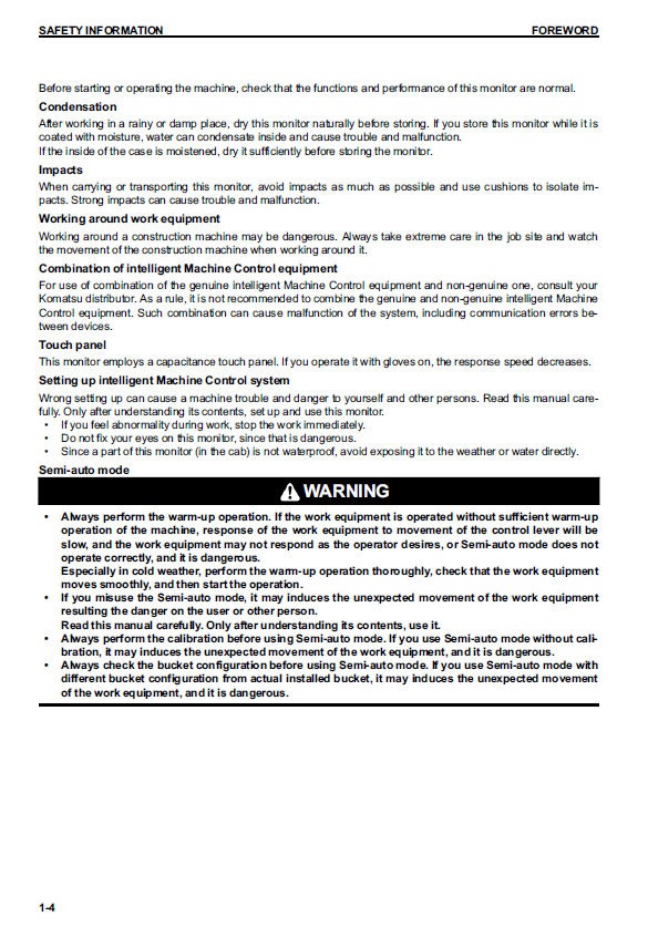Komatsu PC210i-10 / PC210LCi-10 Hydraulic Excavator Maintenance & User Guide PDF