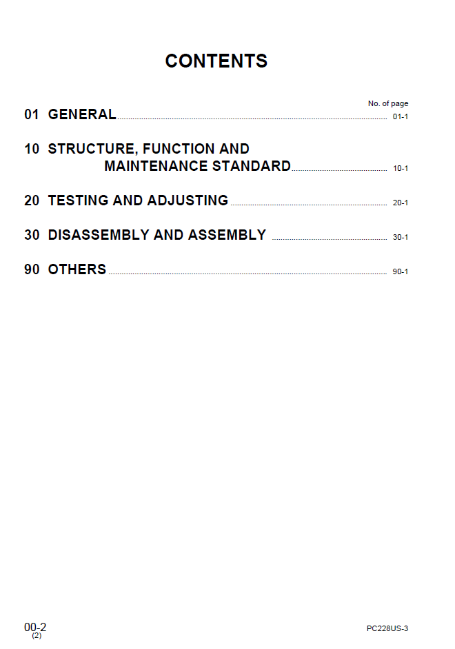 Komatsu PC228US-3 PC228USLC-3 Engine Shop Manual PDF