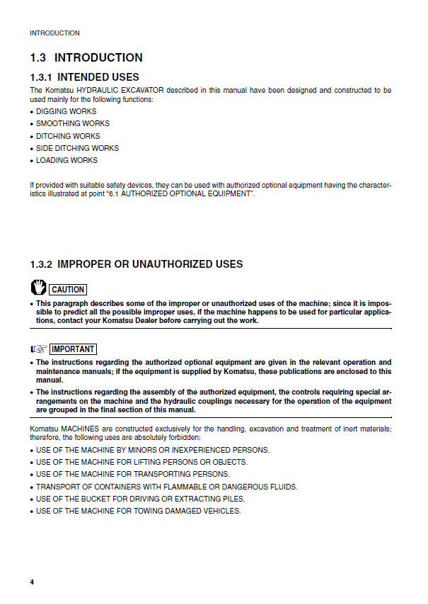 Komatsu PC27R-8 Excavator Service, Operation & Maintenance PDF
