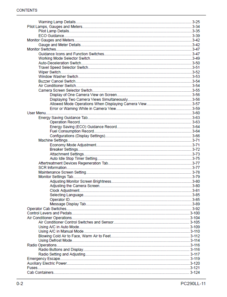 Komatsu PC290LL-11 Log Loader Service Manual CEAM032002 PDF