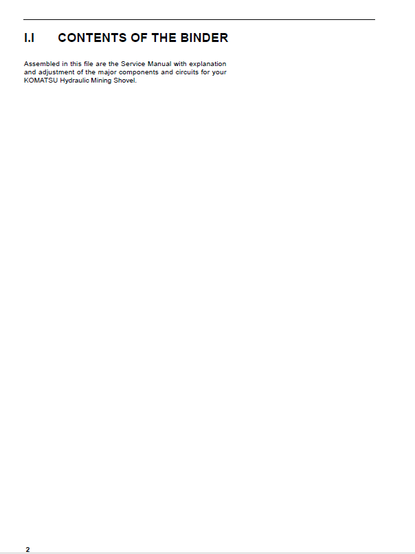 Komatsu PC3000-6 Mining Shovel Shop Manual SMPC30006224 PDF