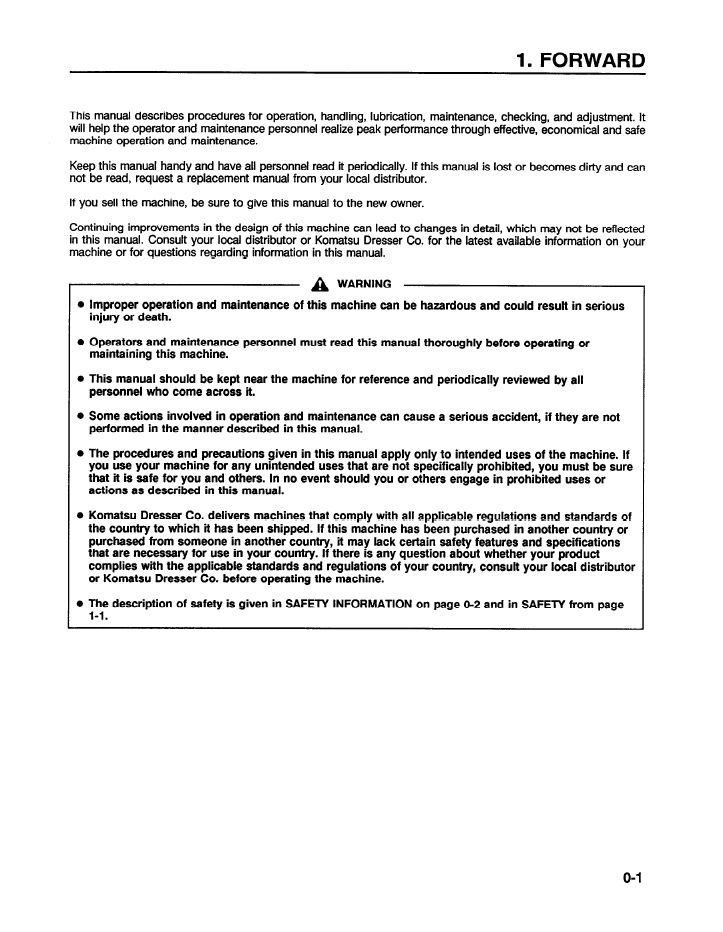 Komatsu PC300LC-5 Crawler Excavator Maintenance Manual (CEAD207040 PDF)